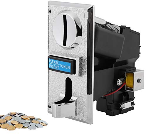Hakeeta Selettore di gettoniera Multipla Accetta 6 Diversi Tipi di Monete per Macchine da Gioco, distributori Automatici, Telefono a gettoni, lavatrici a gettoni asciugatrici
