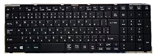 fqparts Replacement Tastiera del Computer Portatile per for Acer for Aspire 5750 5750G 5750Z 5750ZG Nero Layout Inglese Americano