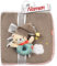 Fehn Teddy Bär Schmusedecke mit Namen personalisiert (bestickt), Kuscheldecke, als Krabbelunterlage, Schnuffeltuch oder Zudecke, 100x75 cm, Junge