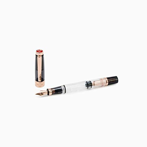 Twsbi Diamond 580, Smoke Rose Gold II, Feder Stub 1.1, Füllfederhalter