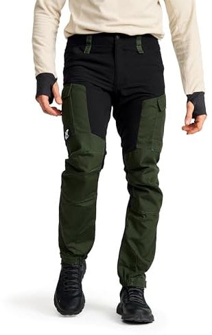 RevolutionRace Herren RVRC GP Pants, Hose zum Wandern und für viele Outdoor-Aktivitäten, Forest Green, XXL