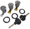 KASturbo Cerradura Puerta Barril Bloqueo Conjunto para P-eugeot Partner Xsara C-itroen Berlingo 252522 9170.CW 9170.G3