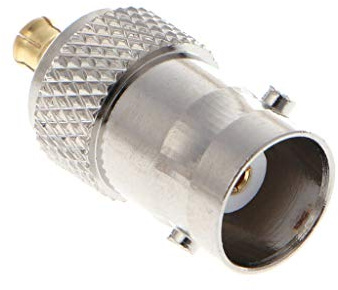GUMEI BNC-Buchse auf MCX-Stecker Gerader HF-Koax-Koaxialstecker-AdapterSchlauchhahn-Stecker