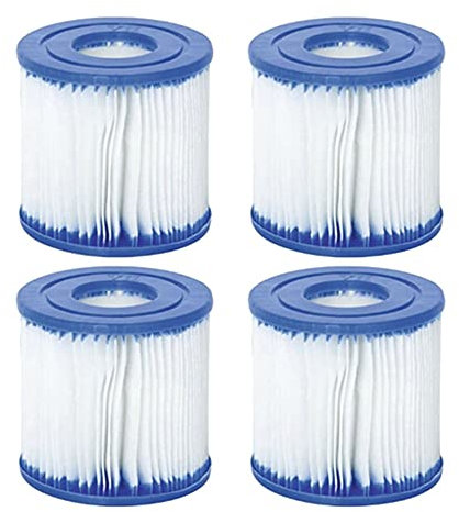 Jxjamp Schwimmbadfilter für Bestway VII Poolfilter Intex Typ D Pumpenkartusche Wiederverwendbare Schaumschwammkartusche Reinigungswerkzeug (Color : 6pcs)