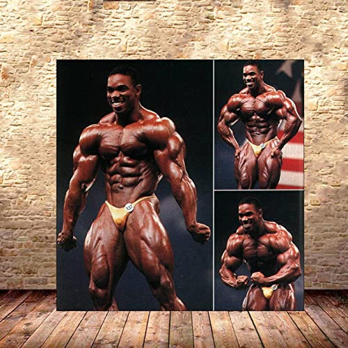 Hnyjyfa Kevin Levrone Poster Kraftprotz Bodybuilding Trainings Haus Fitness Deko Mann Übungs Motivzitat Gemäldedrucke Inspirierendes Wand Bilder Gym 0318400