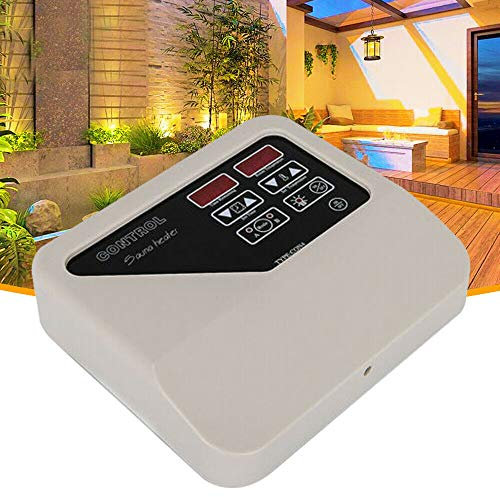 RibasuBB Saunasteuerung 3-9kw Sauna Digital External Controller Temperatur einstellbar 40-105°C Saunasteuerung Überhitzungsschutz für Hause Saunaraum