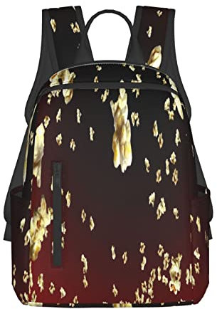 Flying Popcorn Explodierender Rucksack für Jungen Mädchen Student Schultasche Büchertasche Leichter Laptop-Rucksack Cartoon-Schultertaschen Lässige Mode Neuheit Freizeit Tagesrucksack