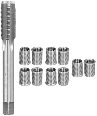 Tarauds et filières,outil de réparation de filetage de bougie d'allumage M10 1.0 boulon M12 1.0 Kit de matériel d'accessoires automatiques pour robinet