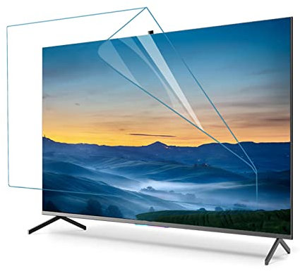 HAMIMI 32-50 Zoll Matt Anti-blaues Licht Monitor Tv Displayschutzfolie, Anti-myopie Antireflexionsrate Bis Zu 90%, Displayschutz Strahlenschutz, Für Led Bildschirme Laptop,Matte-32in(698X392) mm