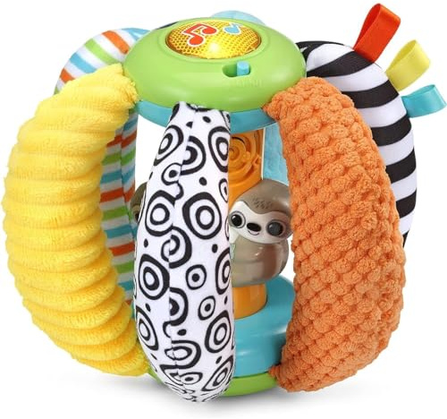 VTech Baby Peek-a-Boo Surprise, Sensory Toy with Sloth Characters, Colours, Lights & Sounds, for Boys & Girls 6, 12, 24 + months, English Version