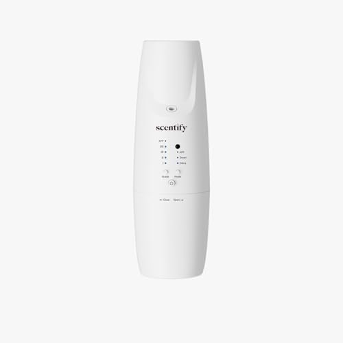 Scentify Difusor enchufable V2 - para el hogar, oficina, spa - Control de aplicación Bluetooth de aromaterapia - Aceite esencial de aroma silencioso sin agua - 800 pies cuadrados - Botella de 100 ml
