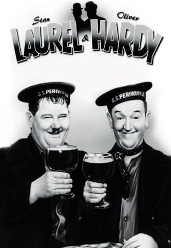 Ontrada Blechschild 12x18cm gewölbt Laurel & Hardy Dick & Doof Seemann Schild