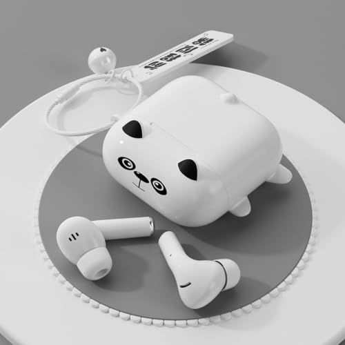 Ttbesmi Cute Kids True Wireless Earbuds Girls Ear Buds for Kids for School Earphones with Case for iPhone Android Kawaii Headphones Kid Bluetooht Earbuds for Small Ear Canals Women
