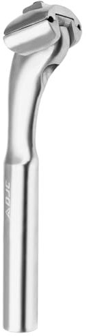 DJC Fahrradsattelstütze, 25,4/26,8/27,2 mm x 230 mm, Sitzrohr, Chrom-Molybdän-Stahl, fixiertes Getriebe, BMX, schwimmende Sattelstütze hinten (25,4 mm)