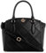 Nine West Graysen Jet Set Umhängetasche, Schwarz, Large
