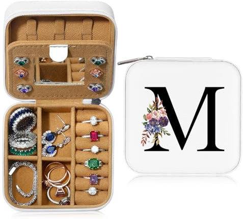 Parima Joyero para niña pequeño – joyero de viaje | joyero para niñas | regalos para niñas | joyero de viaje | almacenamiento de joyas pequeño | regalos para adolescentes