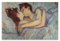 TINCHEW Poster mit Aufschrift In Bed The Kiss by Henri De Toulouse-Lautrec, Wandkunst, Gemälde, Tapisserie, Druck, Wandteppich, Kunstwerke, Schlafzimmer, Wohnzimmer, Dekoration, 40 x 60 cm