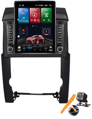 YLOXFW Autoradio Android 14.0 Navi 2 Din Stereo für Kia Sorento 2 XM 2009-2012 Sat GPS Navigation 9.7 Zoll Cartablet DVD Multimedia Player FM BT Receiver mit Carplay 4G 5G WiFi DSP SWC,Ts100