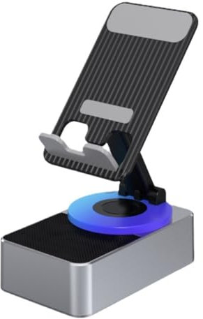 Sichuny 3-in-1 Mobile Phone Holder, Audio Power Bank, Bluetooth Call Speaker, Multifunctional, Foldable, Rotating Desktop, Easy to Use