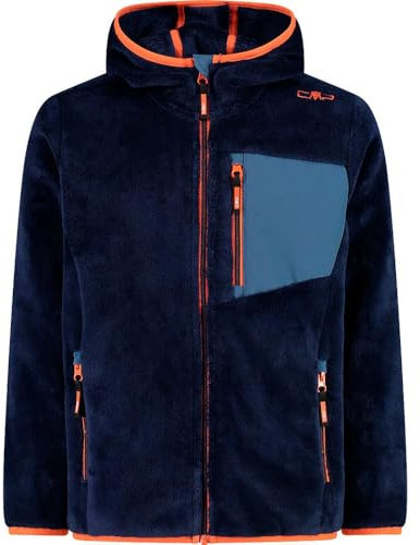 CMP - Kid Jacket Fix Hood, B. Blue-Bluestone, 152