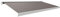 Canopée Store Banne Motorisé et Manuel Ombra 6x3.5m - LED Intégré - Blanc/Taupe - Double Commande - Aluminium - Protection UV 290g/m²