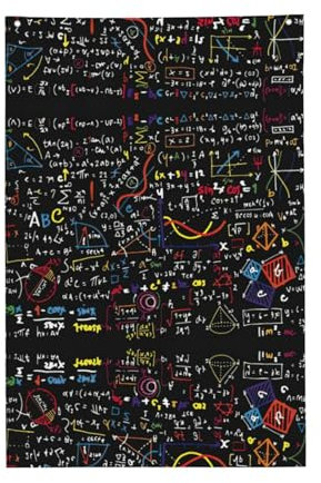 Drapeau de formule mathématique 61 x 91 cm - Drapeau décoratif de jardin pour extérieur - Décoration d'intérieur - Drapeaux de fête (facile à installer)