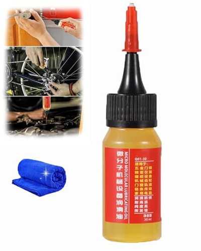 Micro Molecular Mechanical Lubricant, Micro Molecular Lubricant, Long-Lasting Lock Lubricant, Mechanical Lubricating Oil, Suit for Lock Cores, Chains, Gears, Bicycles, Hinge (1pcs)