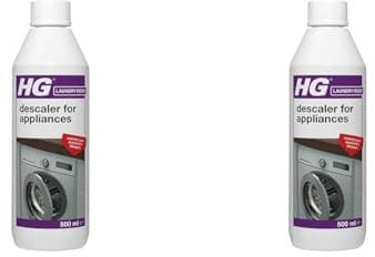 HG Descaler for Appliances, Kettle Descaler, Coffee Machine Descaler & Washing Machine Cleaner, Effective Limescale Remover by HG Cleaning Products - 500ml - 500ml (Pack of 2)