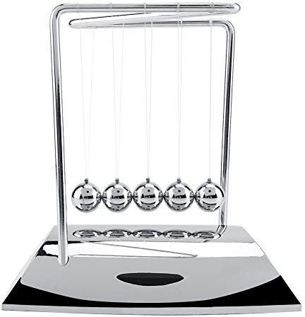 LetCart Newtons Wiege Balance Bälle, Balance Stahlkugeln Physik Wissenschaft Pendel Schreibtisch Ornamente Dekoration