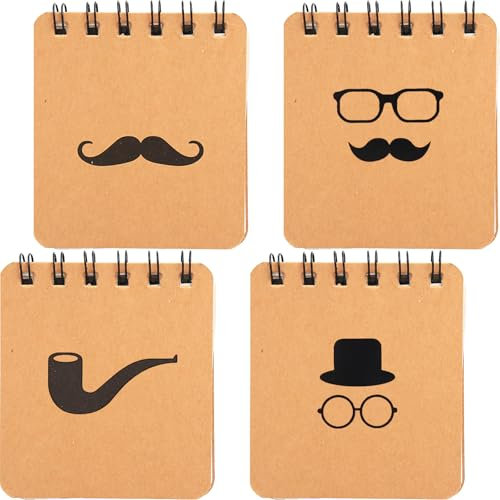 Aswewamt 4 Packs Waterproof Notebook