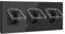 BSEED Prise USB C 20W Chargeur Rapide Avec Couvercle Étanche, Triple 12V 3 Gang 228mm, Noir