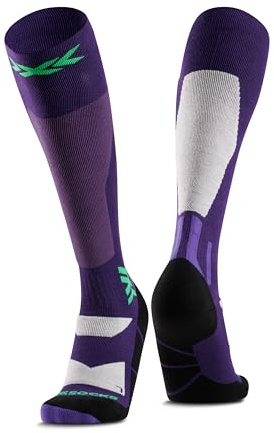 X-Socks® Chaussettes de snowboard OTC Deep violet/sable léger Taille 35-38, lilas, 35-38