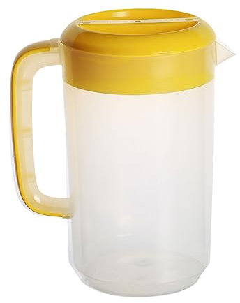 Cabilock Jarra De Agua Con Tapa Para Tetera y Bebidas Hervidor Medidor De Plástico Resistente Al Frío Calor