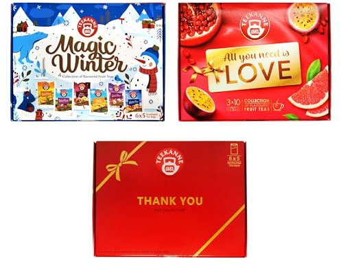 TEEKANNE Mix Fruit Tea Collection MAGIC WINTER + LOVE + THANK YOU