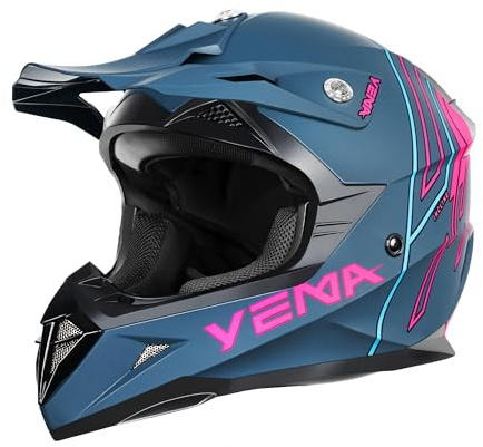 Casque Moto Cross Homme ECE Homologué-YEMA YM-915 Casque Intégral DH Enduro Femme Quad Motocross Adulte