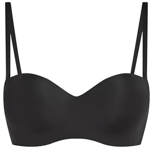 Hunkemöller Gepolsterter trägerloser Push-Up BH mit Bügeln Smooth - Caviar - 85B