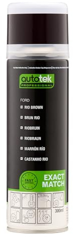 Autotek Professional Exact Match Car Spray Paint - Ford Rio Brown Aerosol Spray 300ml