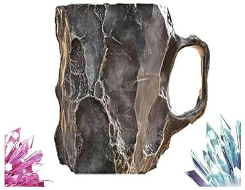 Tasses à café en cristal minéral - Tasse à café en cristal minéral naturel, tasse à café en cristal minéral naturel, tasse à café en cristal minéral multicolore