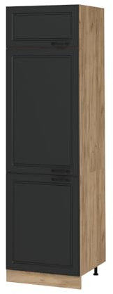 Vicco Armoire pour frigo R-Line, Anthracite Campagne, 60cm