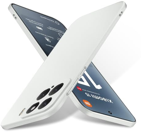 Bastmei für Xiaomi 15 5G Hülle, Ultraleicht Ultradünn Kratzfest rutschfest Kameraschutz Mattierte Textur Hart PC Handyhülle Hülle für Xiaomi Mi 15 (Aschfarben)