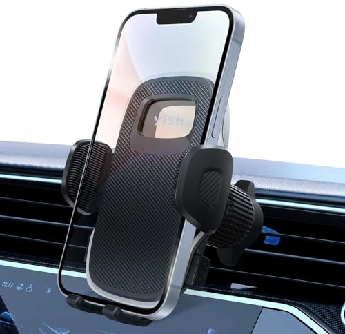YISH Kfz Handyhalterung Auto Lüftung 360° Autohalterung Handy Halterung Auto Smartphone Handyhalter Auto für iPhone Samsung Google Sony Handys usw