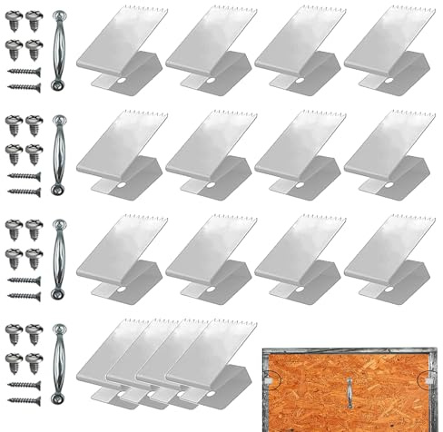 Clips für Fensterbretter – robuste und wiederverwendbare Befestigungsklemme für Fenster – für Gewerbe, Haus, Hotel, Badezimmer, Schlafsaal, Wohnung, Küche, Schlafzimmer