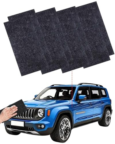 LOZTBUE 8 PCS Nano Sparkle Tuch, Tuch für Auto Kratzer Entfernen, Nano-Kratzerentferner Tücher,Mikrofaser Poliertuch für Auto, Mikrofasertücher für die Autopflege von außen