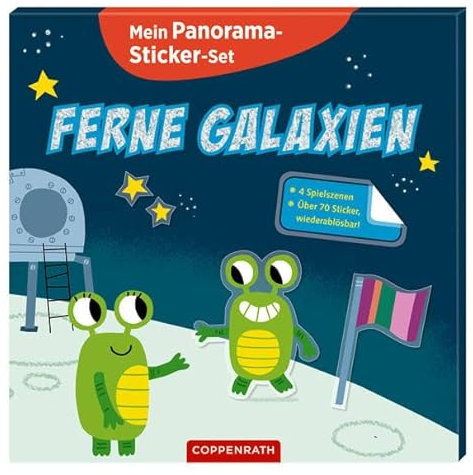 Mein Panorama-Sticker-Set Ferne Galaxien