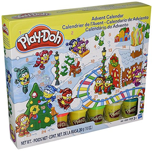 Play-Doh – b21999 – Modeling Compound Spielzeug – Weihnachts Adventskalender – Beinhaltet 5 Farbe Tubs