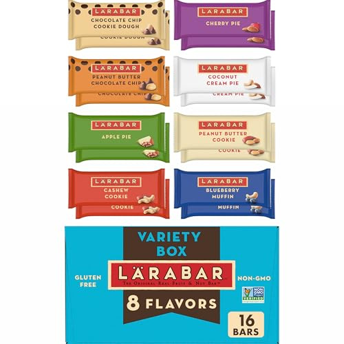 Larabar Fruit and Nut Bars Variety Pack, Gluten Free and Vegan, 26.4 oz, 16 Ct