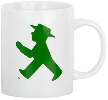 AMPELMANN Kaffeetasse Frühaufsteher Weiß