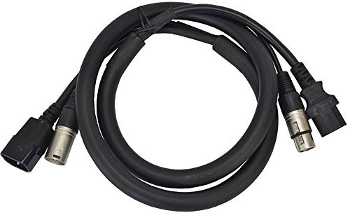 DMX Lighting XLR & IEC Power Combined Cables 5m