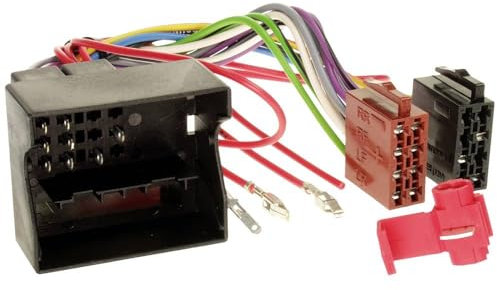Radioanschlusskabel Audi/Seat/Skoda/VW Quadlock Stecker > ISO