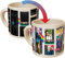 Große Schwule Wärme wechselnde Tasse - fügen Sie Kaffee oder Tee hinzu und berühmte Schwule aus der Geschichte kommen aus dem Schrank - in einer lustigen Geschenkbox